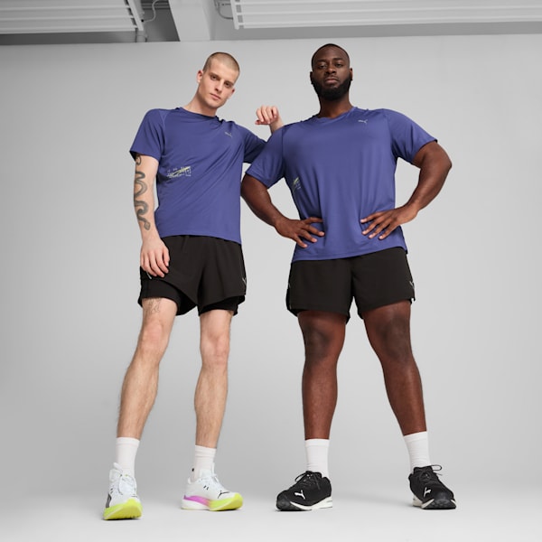 Everyday Running ULTRAWEAVE Men's 2-in-1 5" Shorts, PUMA Black, extralarge